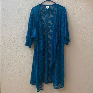 Turquoise lace Sarah